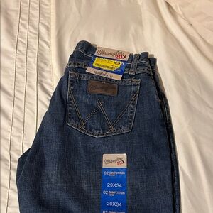 Wrangler Men's Dark Blue Slim Jeans